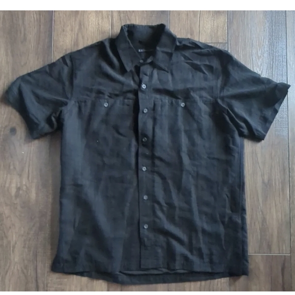 5.11 Tactical Series Mens Button Up Black Size Large Covert Casual Shirt NWT - Picture 5 of 14